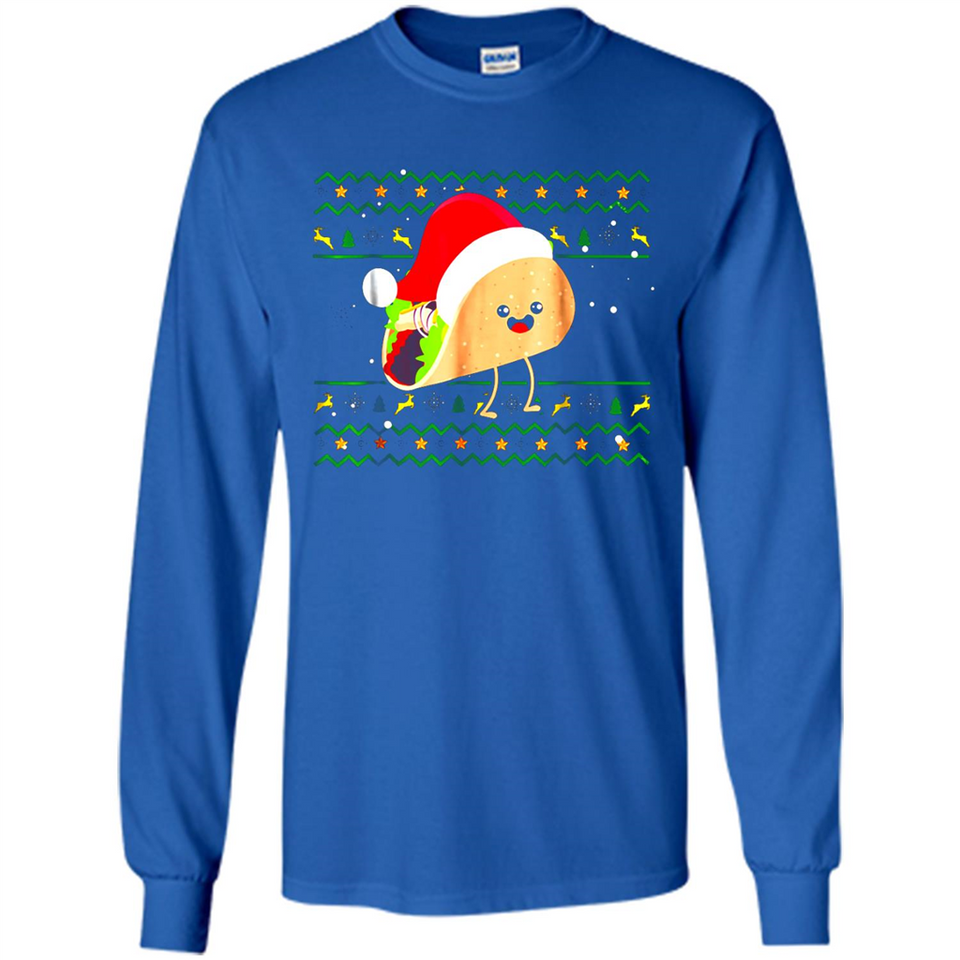 TACO Santa Hat Ugly Christmas shirt Ladies' Boyfriend