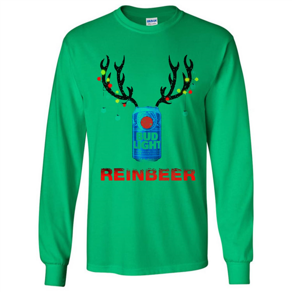 Bud light reinbeer Christmas - Long Sleeve T-Shirt