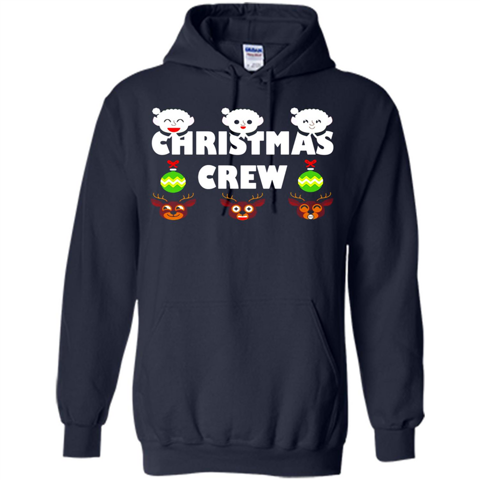 Christmas Crew Gifts Santa Elves Reindeer - Hoodie