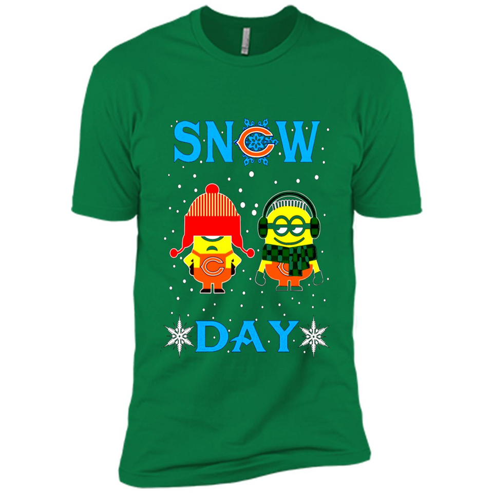Snow Day Shirt For Chicago Bears Vs Minion Fans pingpong