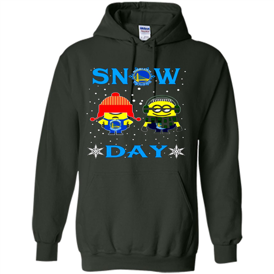 Snow Day Shirt For Golden State Warriors Vs Minion Fans pingpong
