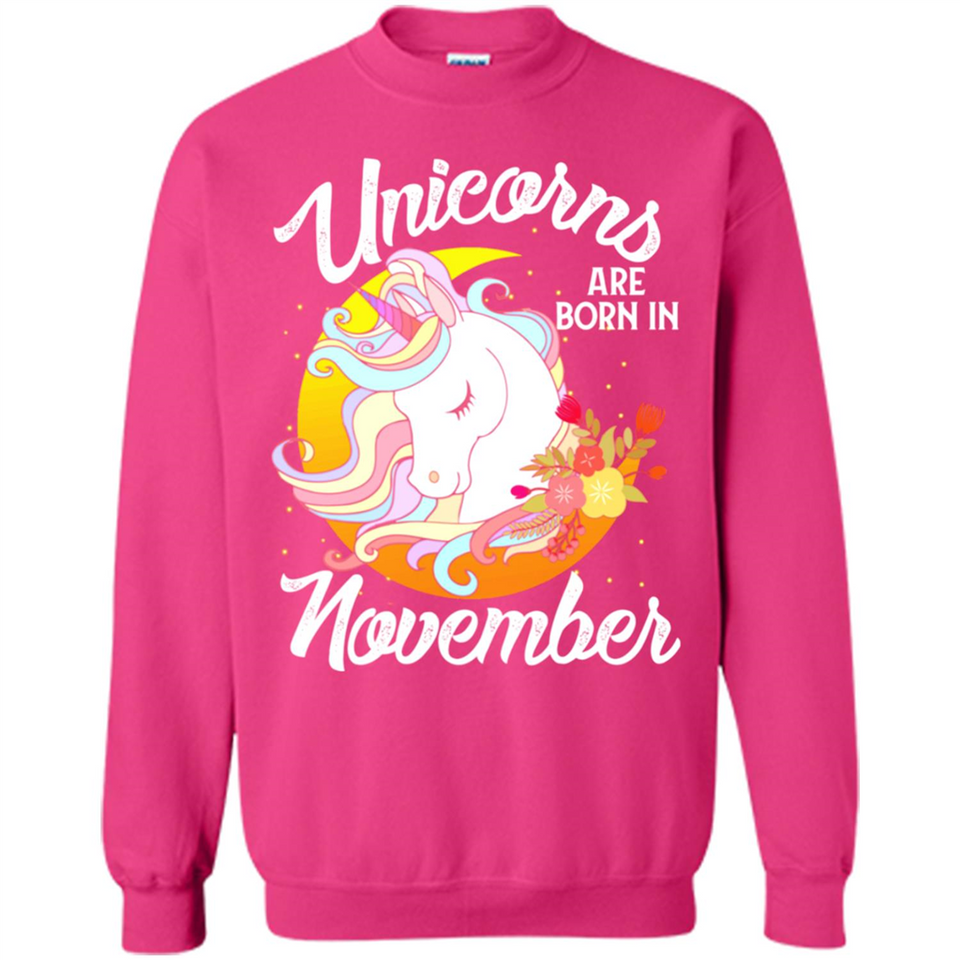 Unicorns Are Born In November Magical Rainbow