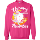 Unicorns Are Born In November Magical Rainbow