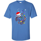 Cute Christmas Choloepus Sloth Santa Led Light Mug - Shirt