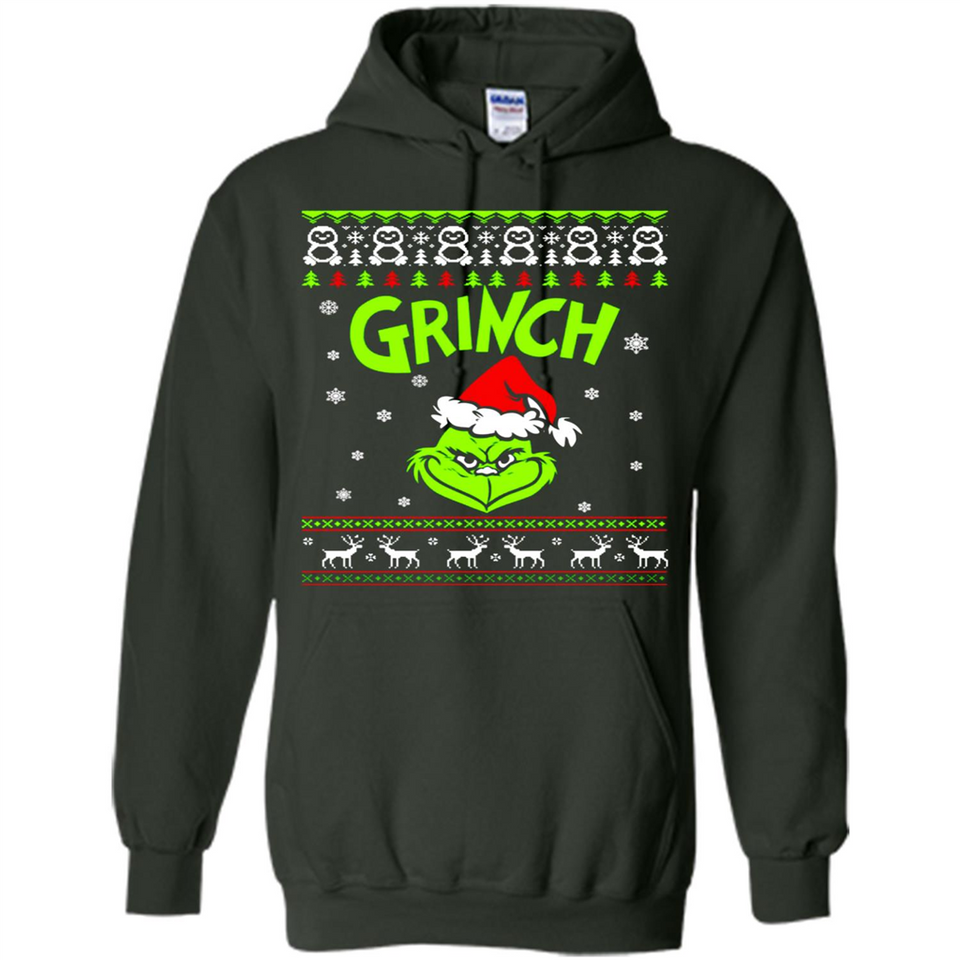 The Grinch Face Christmas - Hoodie