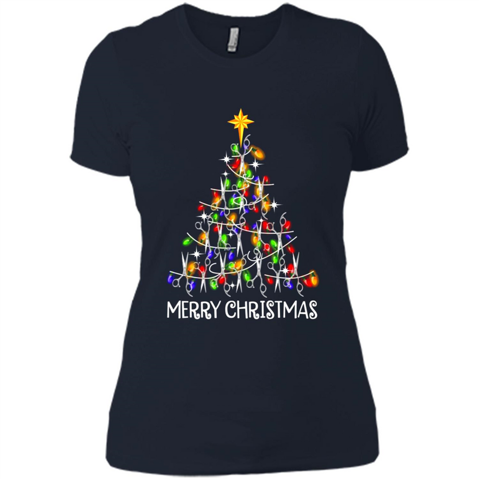 Hairstylist Merry Christmas Hairstylist Scissors Christmas Tree PING PONG