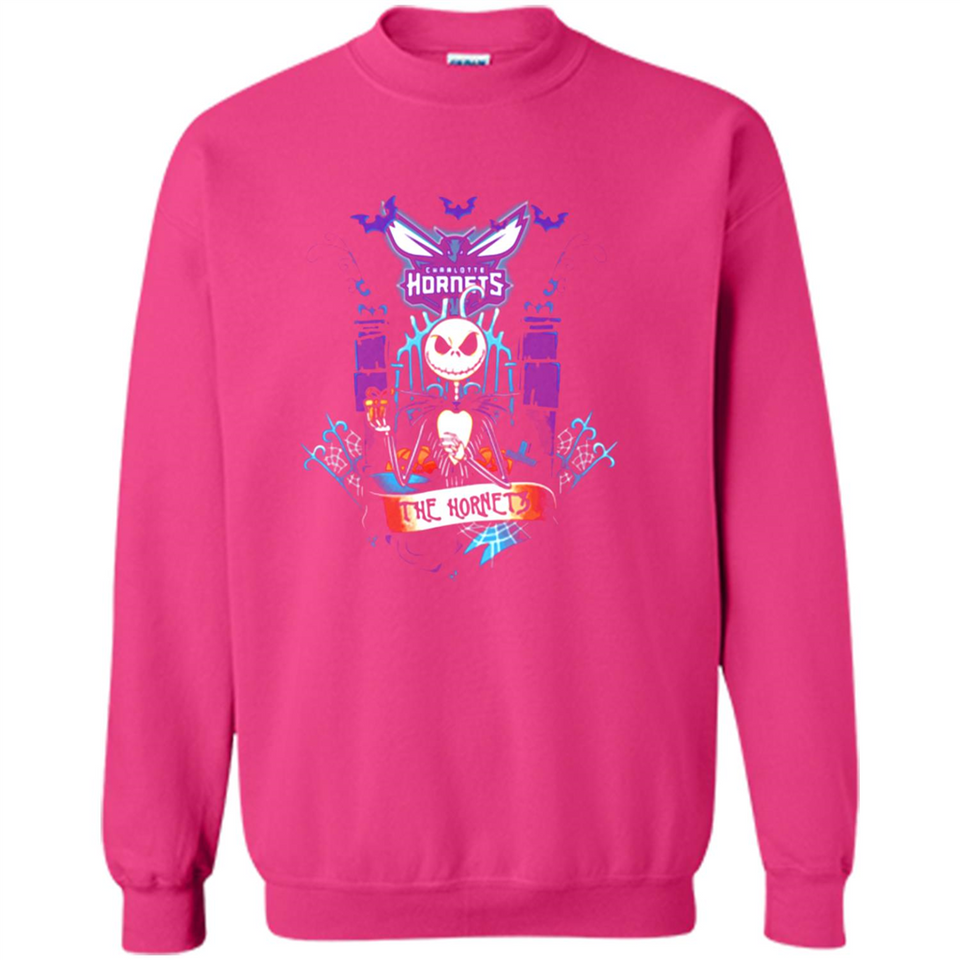 Charlotte Hornets Halloween The Nightmare Before Christmas - Sweatshirt