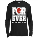 Oklahoma Sooners Forever For ever not just when we win - Canvas Long Sleeve T-Shirt
