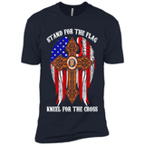 Francisco Giants - stand for the flag kneel for the cross