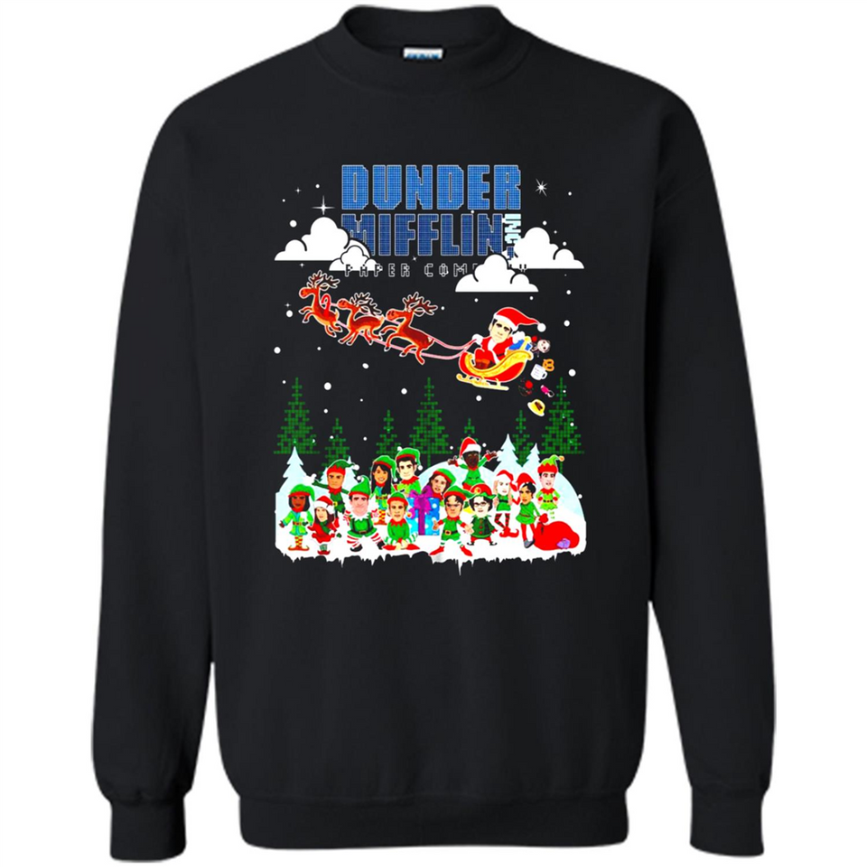 NBC The Office Dunder Mifflin Ugly Christmas Sweater PINGPONG