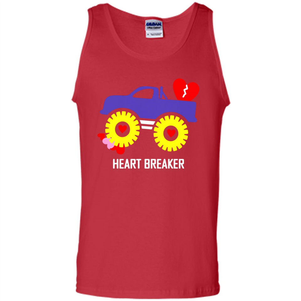 HEART BREAKER BLUE MONSTER TRUCK VALENTINE'S DAY