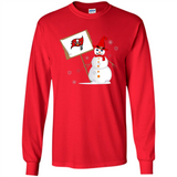 Tampa Bay Buccaneers Snowman Funny