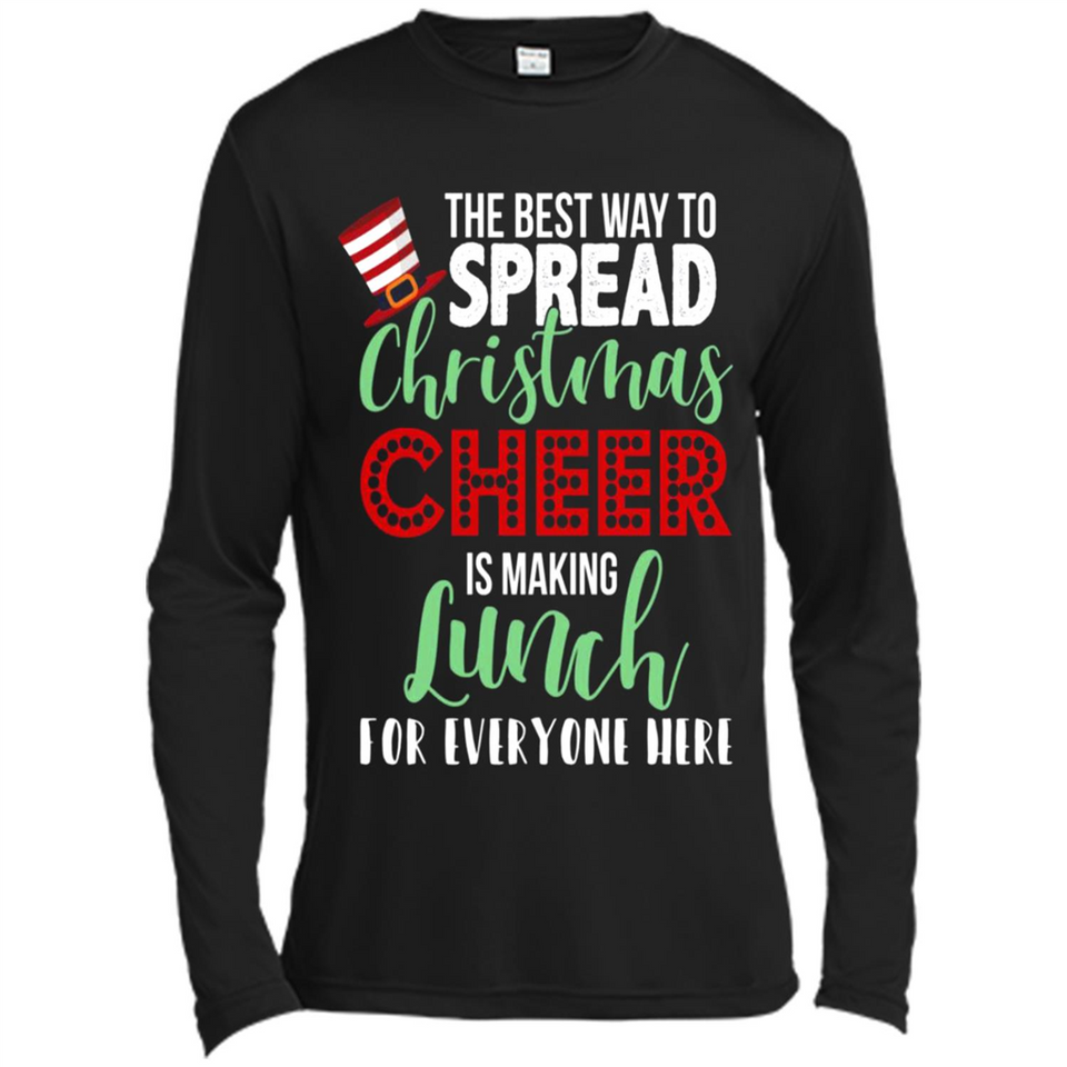 Spread Christmas Cheer Lunch Family Xmas Gift Ls - Canvas Long Sleeve T-Shirt