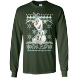 Olaf frozen ugly christmas sweater - Long Sleeve T-Shirt