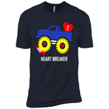 HEART BREAKER BLUE MONSTER TRUCK VALENTINE'S DAY