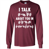 I TALK ABOUT YOU IN