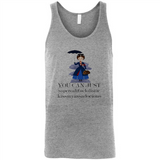 Mary Poppins Clipart You Can Just Supercalifuckilistic Kissmyassadocious MERCHCUTE - Canvas Unisex Tank
