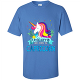Unicorns are born in Capricorn Birthday Rainbow Gift Custom Ultra Cotton