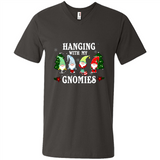 Christmas Garden Gnome Hanging With My Gnomies Shirt Sweater - Men's V-Neck