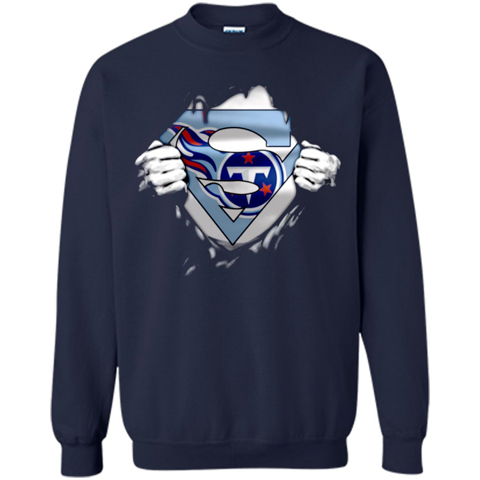 Tennessee Titans And Superman Fans - Sweatshirt
