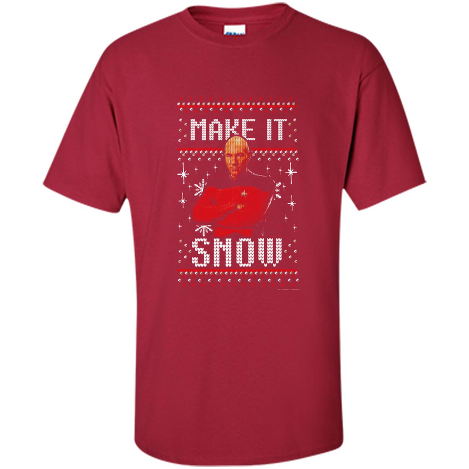 Make It Snow Jean-Luc Picard Star Trek PINGPONG