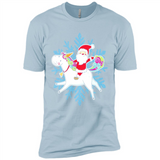 Unicorn And Santa Christmas 1 - Premium Short Sleeve T-Shirt