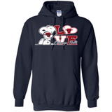 Snoopy loves NBA Chicago Bulls - Hoodie