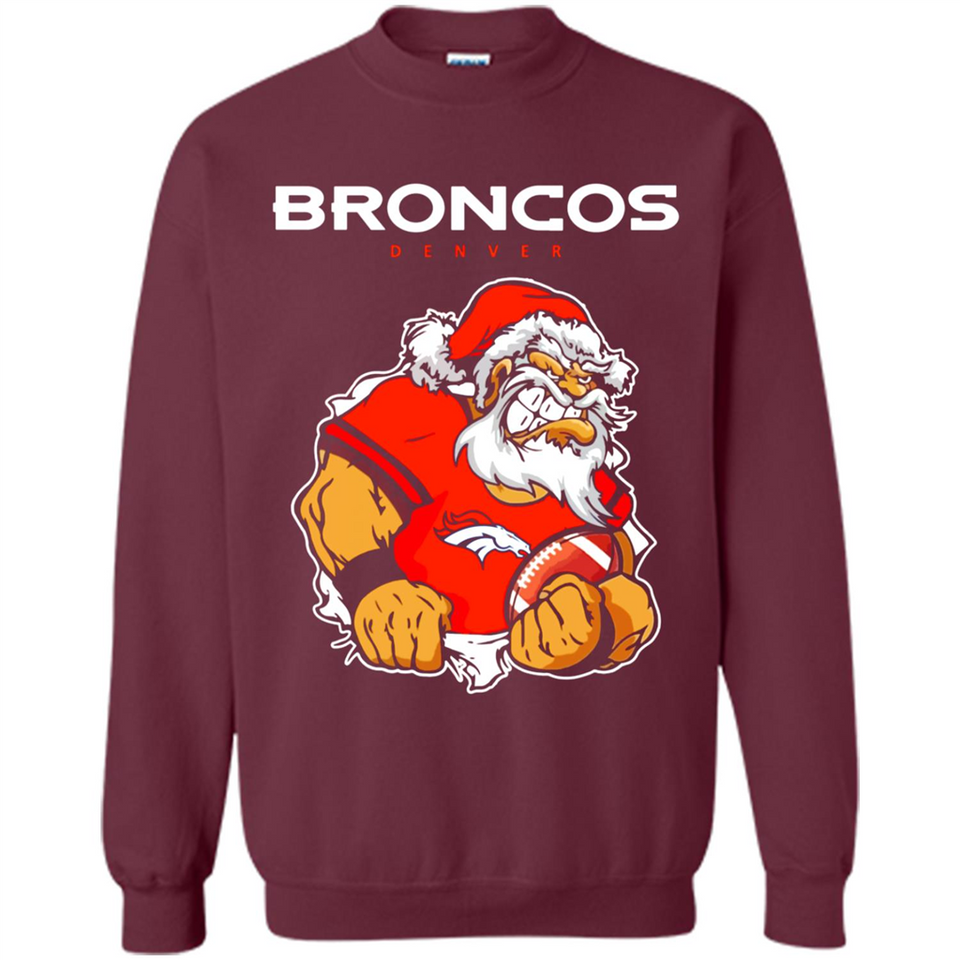 Grumpy Santa Claus Broncos Denver Football Team PINGPONG
