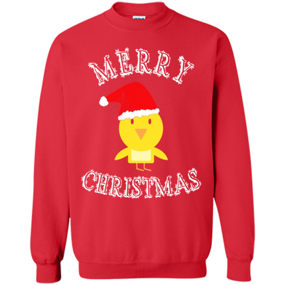 Bird Santa Merry Christmas T-Shirt - Birds Watchers Xmas - Sweatshirt