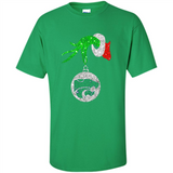 Amazing Kansas State Wildcats Glitter Grinch Monogram Ornament Christmas Gift - Shirt