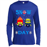 Snow Day Shirt For Detroit Pistons Vs Minion Fans pingpong