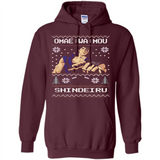 Omae Wa Mou Shindeiru Ugly Christmas Sweater - Hoodie
