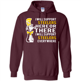 Shirt For Dr Seuss Cat And Pittsburgh Steelers Fans - Hoodie
