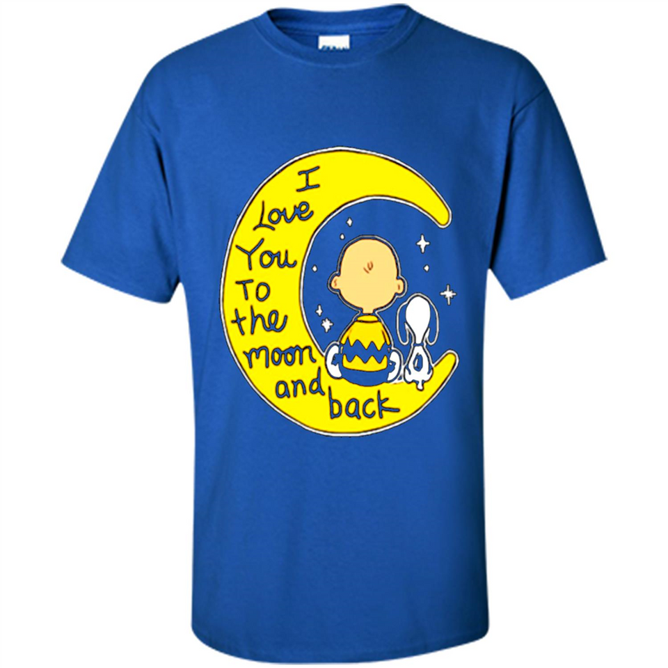 I LOVE YOU TO THE MOON AND BLACK CHARLIE BROWN AND SNOOPY