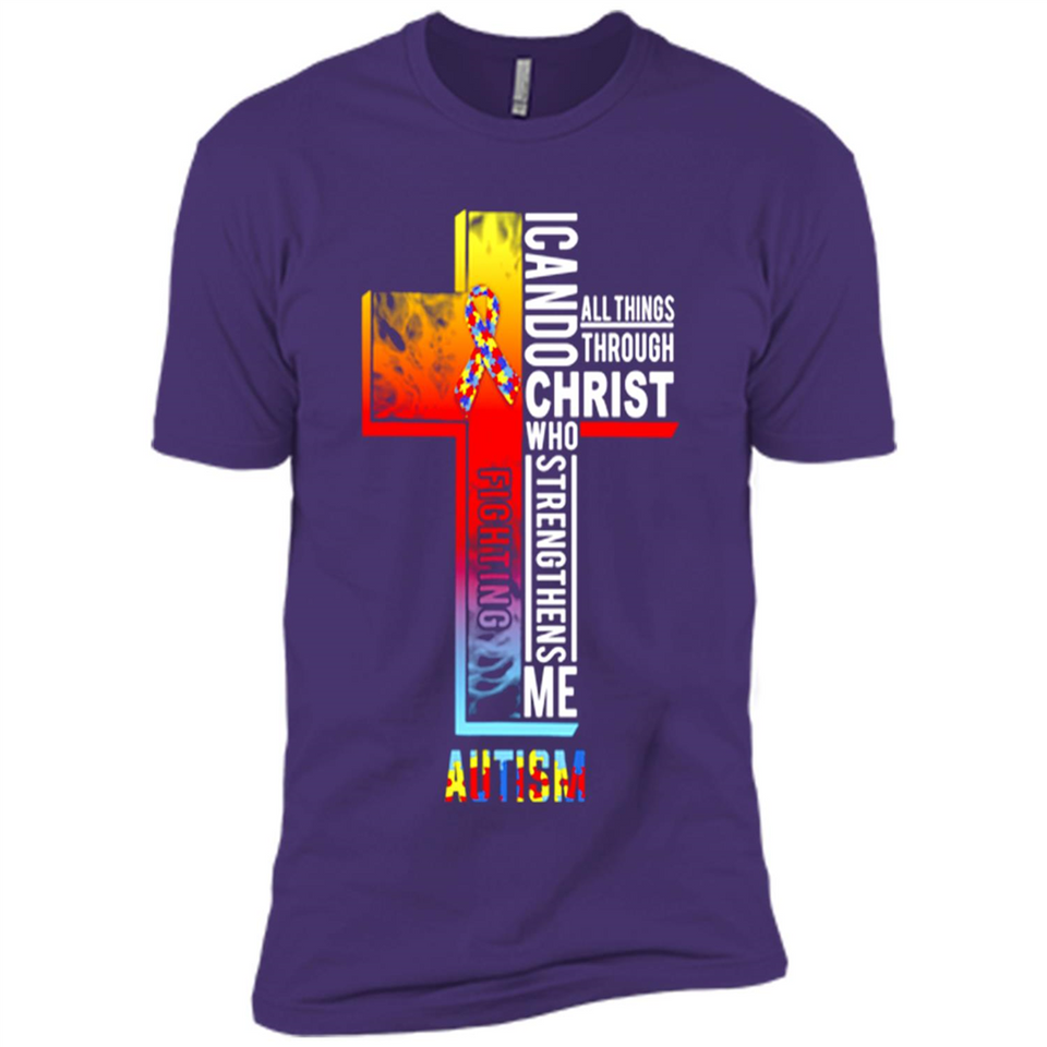 I can do all things through christ who strengthens me fighting Aut sm Jesus