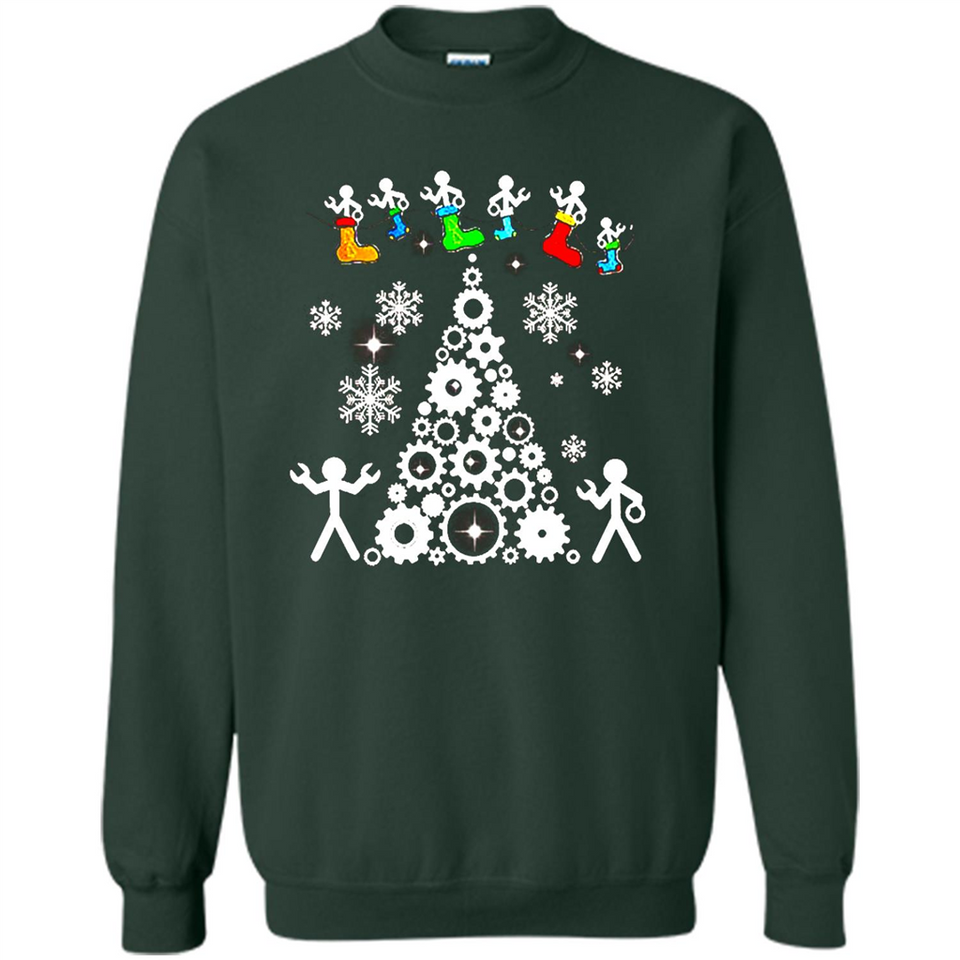 Funny Mechanics Ugly Christmas 2018 - Sweatshirt