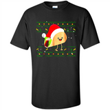 TACO Santa Hat Ugly Christmas shirt Ladies' Boyfriend