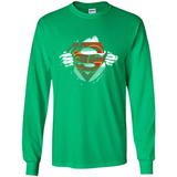 Calgary Flames And Superman Fans - Long Sleeve T-Shirt