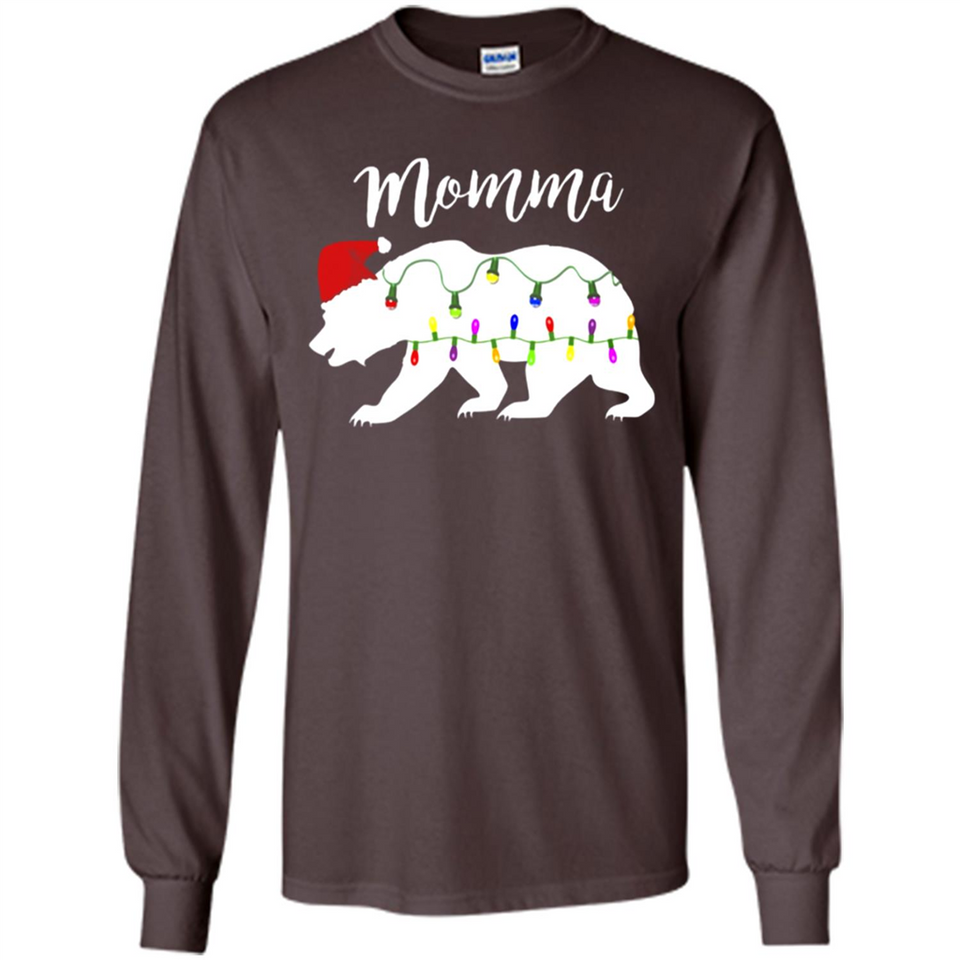 Womens Momma Bear - Long Sleeve T-Shirt