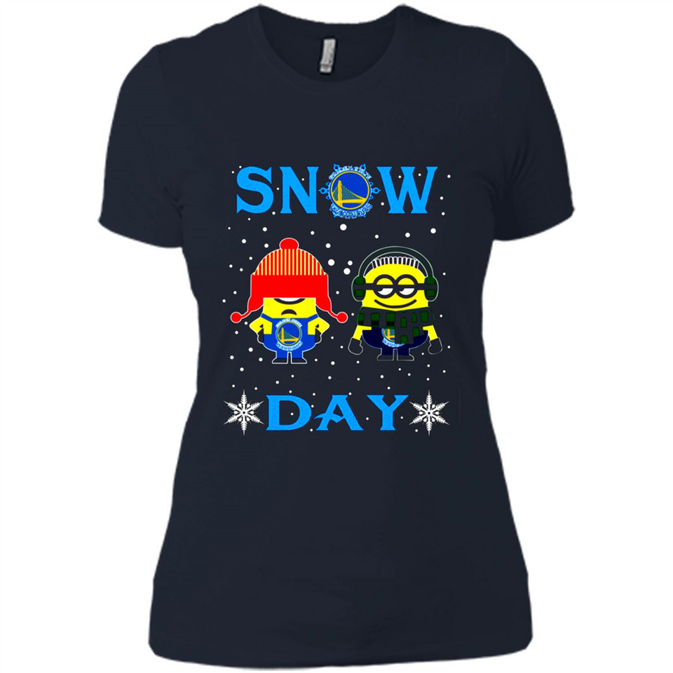 Snow Day Shirt For Golden State Warriors Vs Minion Fans pingpong