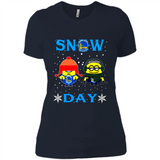 Snow Day Shirt For Golden State Warriors Vs Minion Fans pingpong