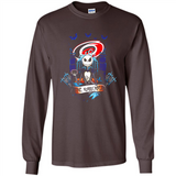 Carolina Hurricanes Halloween The Nightmare Before Christmas - Long Sleeve T-Shirt