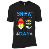 Snow Day Shirt For Denver Broncos Vs Minion Fans pingpong