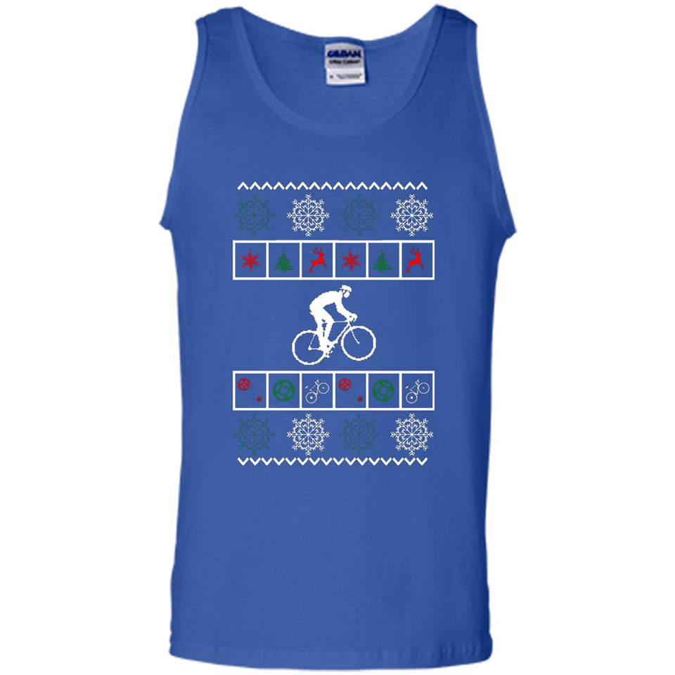 Christmas Ugly Sweater Best Cycling Ugly Christmas Sweater - Tank Top