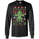 Octopus Ugly Sweater Christmas - Long Sleeve T-Shirt