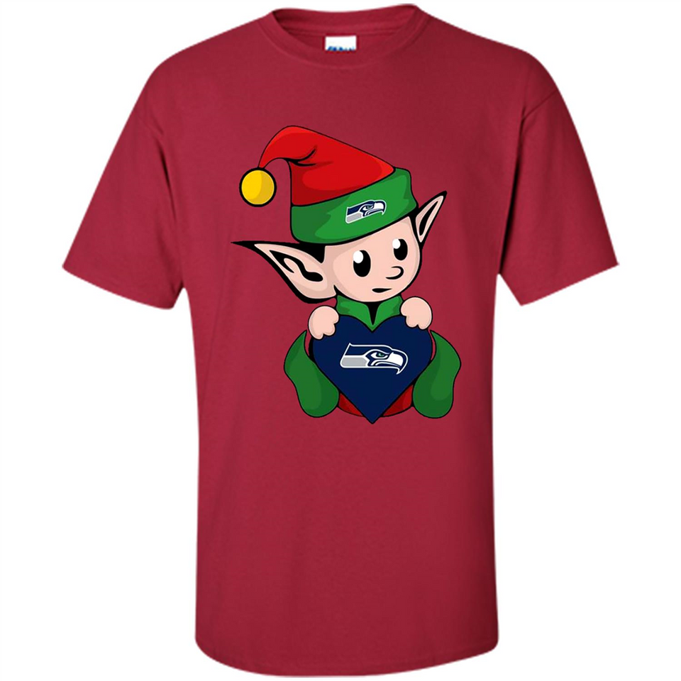 Seattle Seahawks ELF Elves Grinch Santa Claus