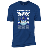 Police boyfriend Shark Blue Line Tee