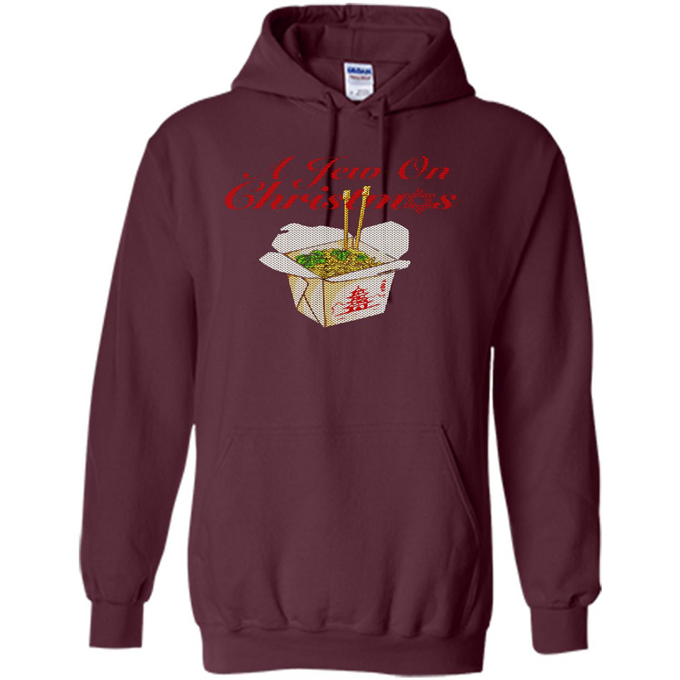 Christmas Ugly Sweater A Jew On Christmas - Hoodie