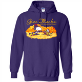 Snoopy Thanksgiving Give Thanks With A Grateful Heart - Hoodie