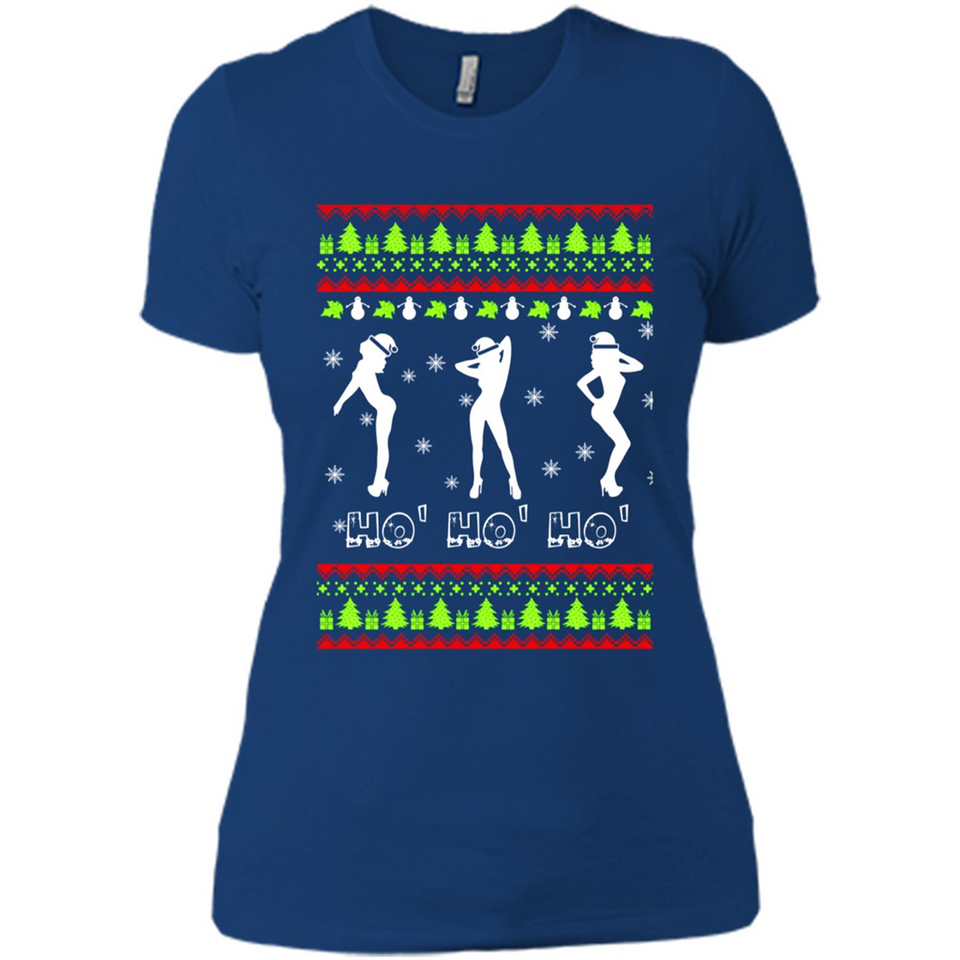Ho Ho Ho Santa's Helpers Christmas - Ladies' Boyfriend T-Shirt